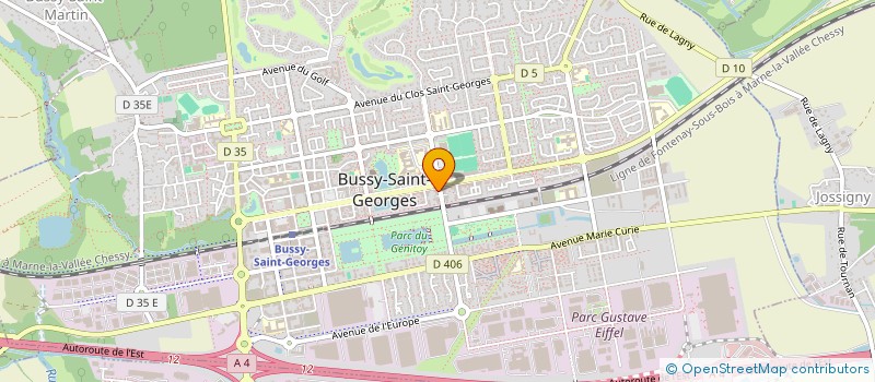 localisation de l'entreprise MONSIEUR ABIB BALLY  BUSSY-SAINT-GEORGES