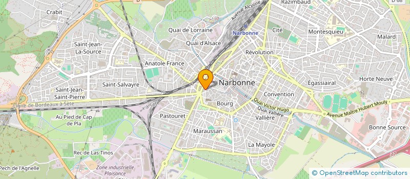 localisation de l'entreprise MONSIEUR ABIBOU DIABANG  NARBONNE