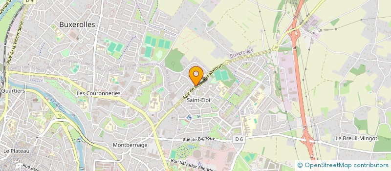 localisation de l'entreprise MONSIEUR ABIBOULAYE BALDE  BUXEROLLES