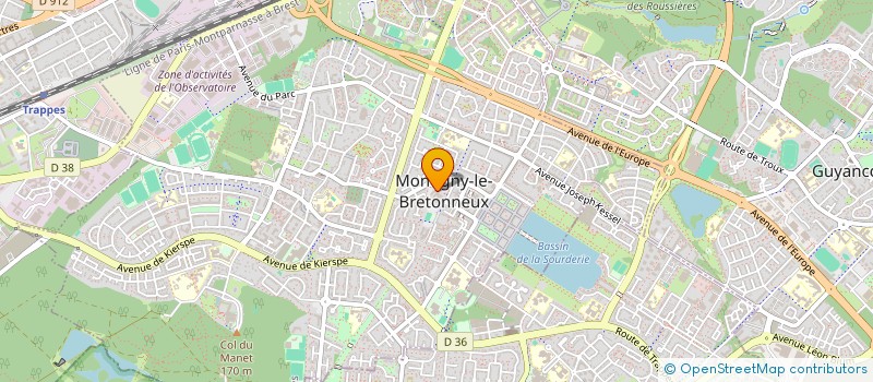 localisation de l'entreprise MONSIEUR ABID ABDELMERAIM  MONTIGNY-LE-BRETONNEUX