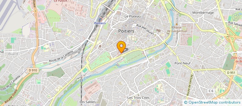 localisation de l'entreprise MONSIEUR ABID AHMED  POITIERS