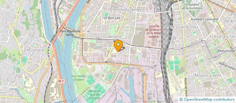 localisation de l'entreprise MONSIEUR ABID BOUJNAH  LYON