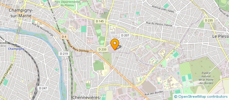 localisation de l'entreprise MONSIEUR ABID-HOUSAINE DJODY à CHAMPIGNY-SUR-MARNE