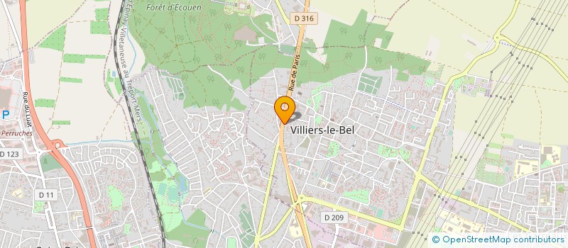 localisation de l'entreprise MONSIEUR ABID HUSSAIN  VILLIERS-LE-BEL