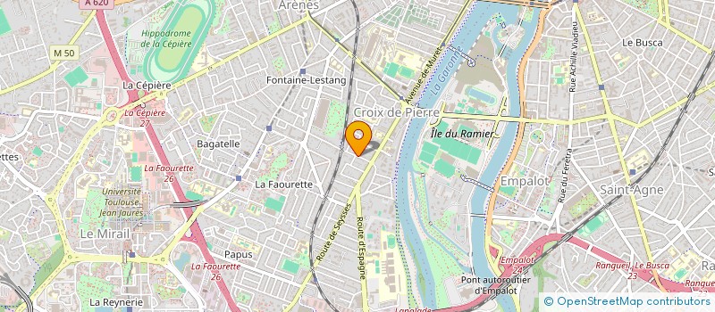 localisation de l'entreprise MONSIEUR ABIDI ARFA  TOULOUSE