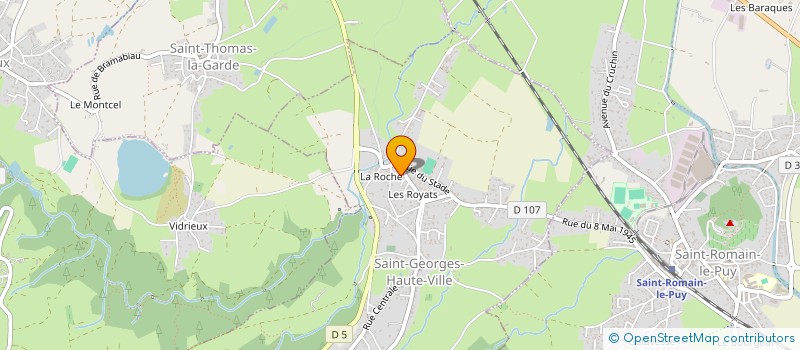 localisation de l'entreprise MONSIEUR ABIDIN KOCA  SAINT-GEORGES-HAUTE-VILLE