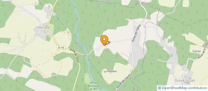 localisation de l'entreprise MONSIEUR ABIGAEL LALDJI  VILLENAVE