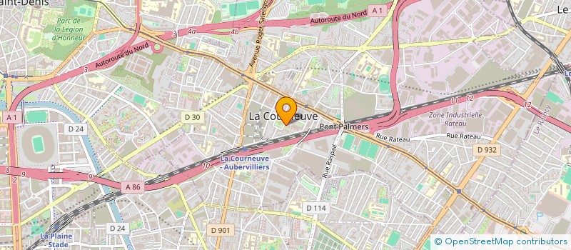 localisation de l'entreprise MONSIEUR ABILI AMAOUZ à LA COURNEUVE