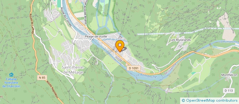 localisation de l'entreprise MONSIEUR ABILIO BRAUNQUINHO  VIZILLE