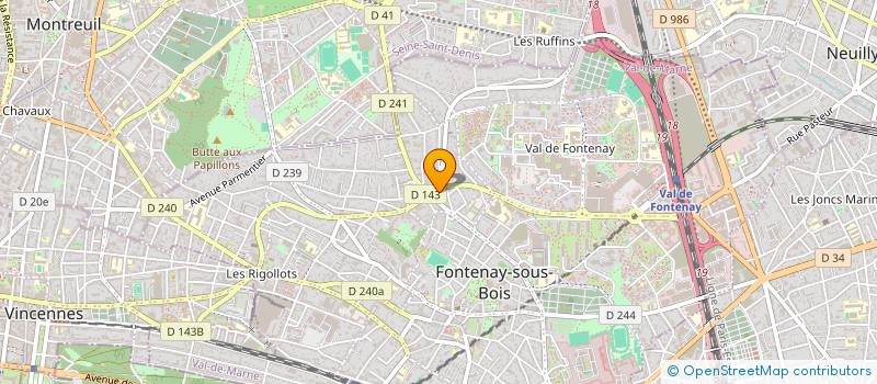 localisation de l'entreprise MONSIEUR ABILIO DIAS à FONTENAY-SOUS-BOIS