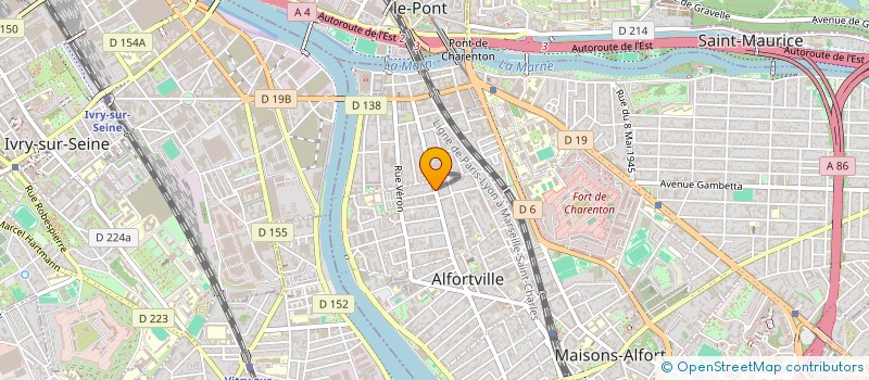 localisation de l'entreprise MONSIEUR ABILIO DOS SANTOS à ALFORTVILLE