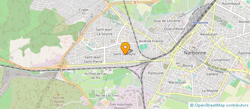 localisation de l'entreprise MONSIEUR ABILIO LIMA ARAUJO  NARBONNE