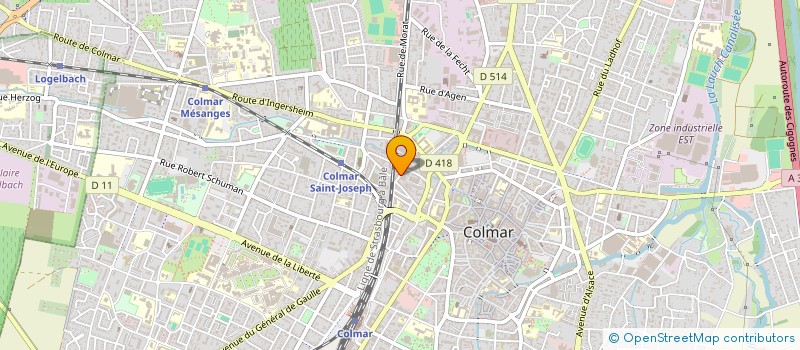 localisation de l'entreprise MONSIEUR ABILIO LOPES QUARENTA  COLMAR