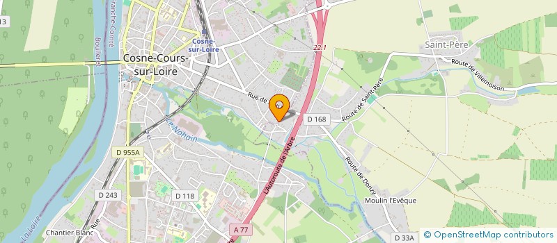 localisation de l'entreprise MONSIEUR ABILIO PEREIRA  COSNE-COURS-SUR-LOIRE