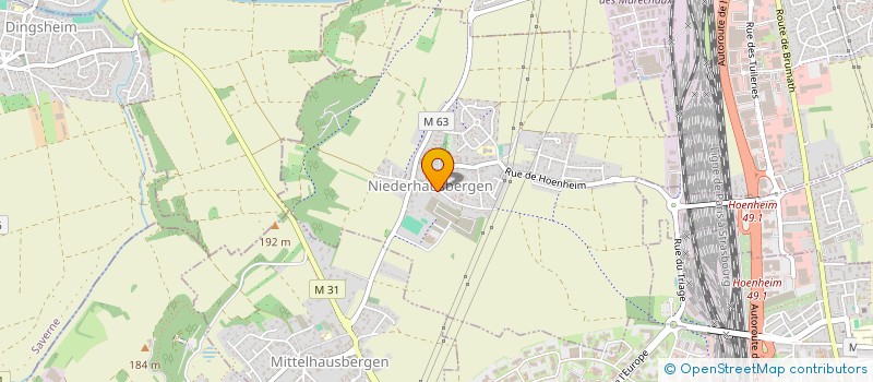 localisation de l'entreprise MONSIEUR ABILIO ROSA à NIEDERHAUSBERGEN