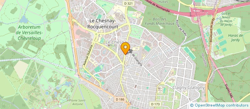 localisation de l'entreprise MONSIEUR ABINAJAN GNANAVICKKINA  LE CHESNAY-ROCQUENCOURT