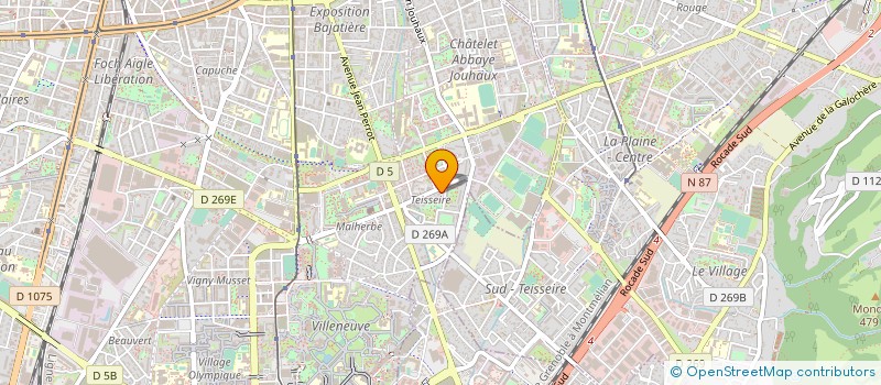 localisation de l'entreprise MONSIEUR ABIOLA AMIN  GRENOBLE