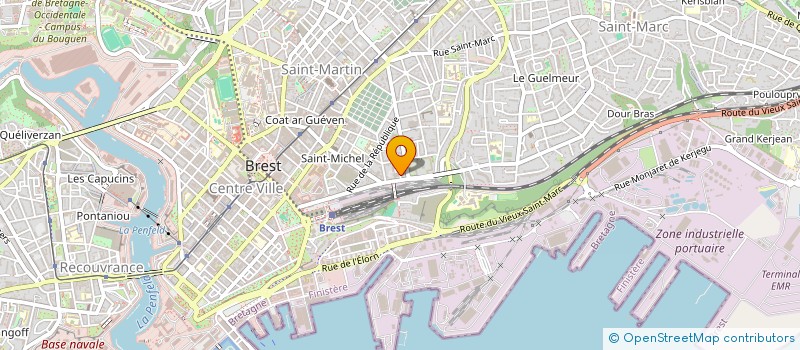 localisation de l'entreprise MONSIEUR ABIR AHMED  BREST