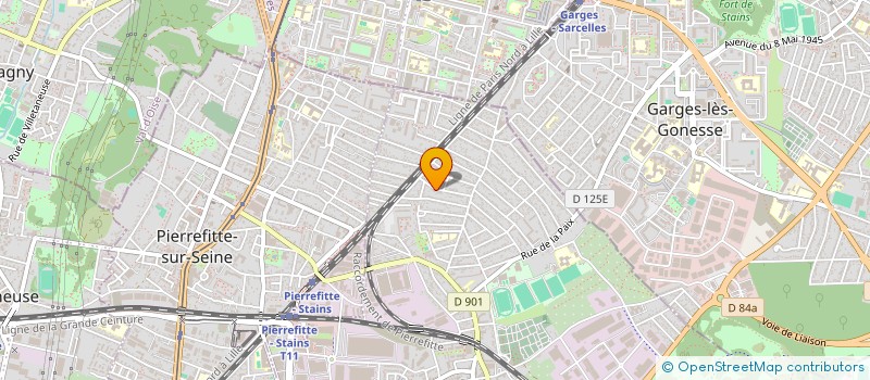 localisation de l'entreprise MONSIEUR ABIR MAHMUD  STAINS