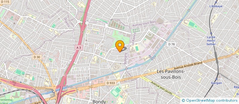 localisation de l'entreprise MONSIEUR ABIRATHAN PATHMARAJAH  BONDY