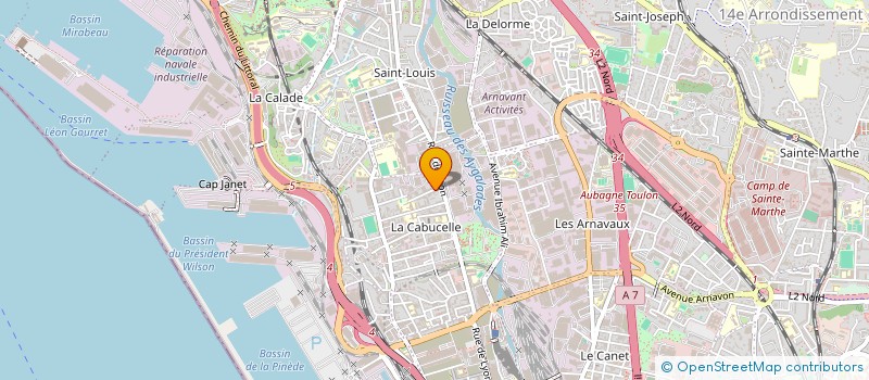 localisation de l'entreprise MONSIEUR ABKARIM MOUSSA à MARSEILLE