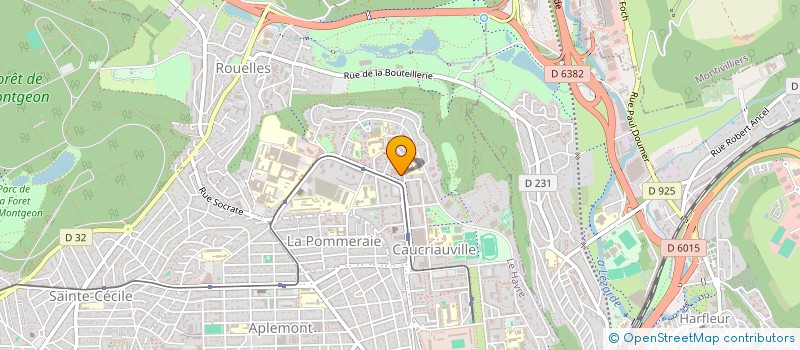 localisation de l'entreprise MONSIEUR ABLAYE BAH  LE HAVRE