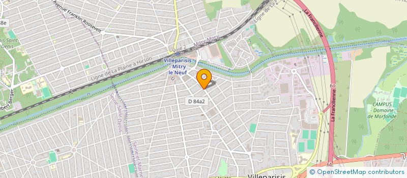 localisation de l'entreprise MONSIEUR ABLAYE GUEYE  VILLEPARISIS