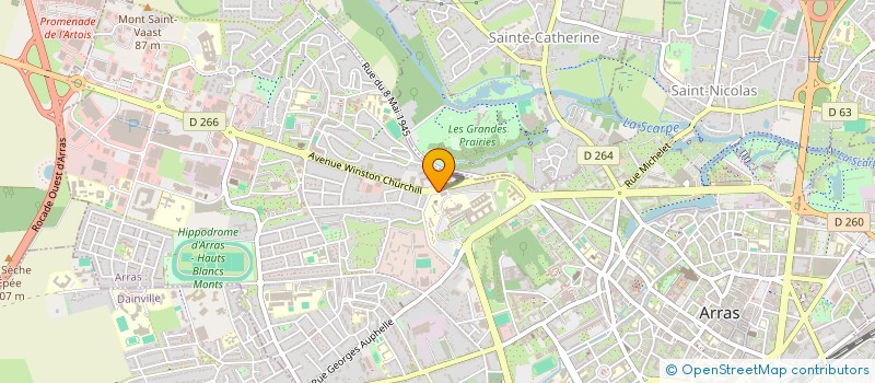 localisation de l'entreprise MONSIEUR ABO BAKR ABD EL FATAH MOHAMED à ARRAS