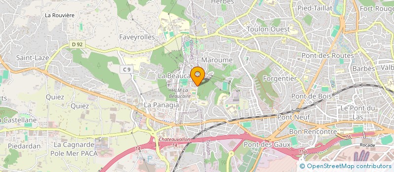 localisation de l'entreprise MONSIEUR ABO DIENG  TOULON