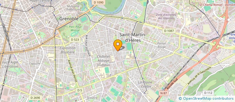 localisation de l'entreprise MONSIEUR ABOBAKER ABDELMAWLA KHAMIS  GRENOBLE