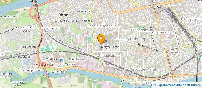 localisation de l'entreprise MONSIEUR ABODOUNRIN DJABI à TOURS