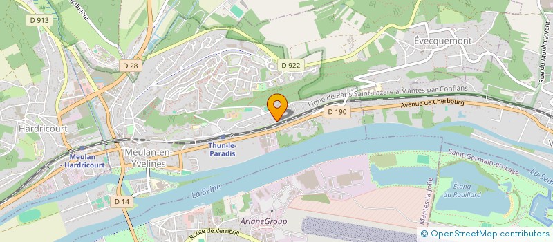 localisation de l'entreprise MONSIEUR ABODUNRIN AGBASSAGAN  MEULAN-EN-YVELINES