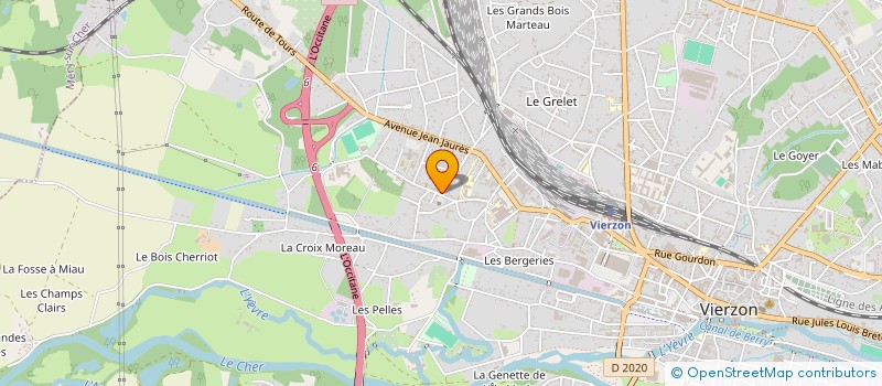 localisation de l'entreprise MONSIEUR ABOOSAIED ALOKOZAY  VIERZON