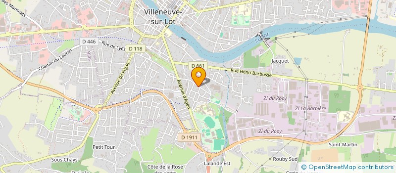 localisation de l'entreprise MONSIEUR ABOSSOLO ESSIMI  VILLENEUVE-SUR-LOT