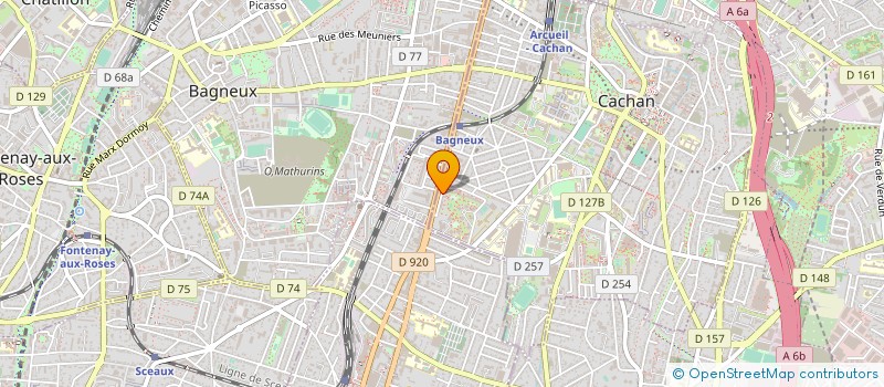 localisation de l'entreprise MONSIEUR ABOTCHA AKOMIAN  CACHAN