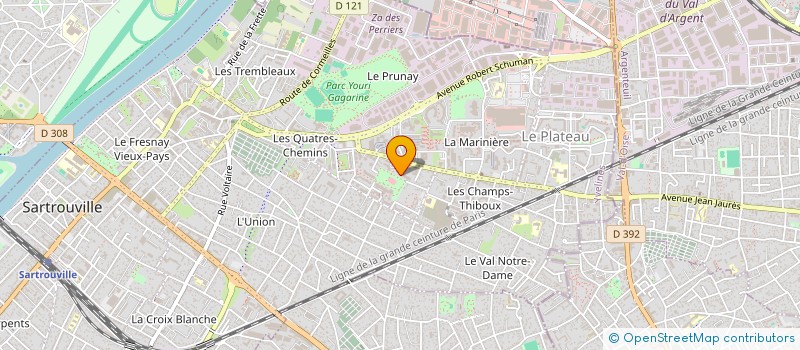 localisation de l'entreprise MONSIEUR ABOU BACAR ABOUDOU ISSILAMOU  SARTROUVILLE