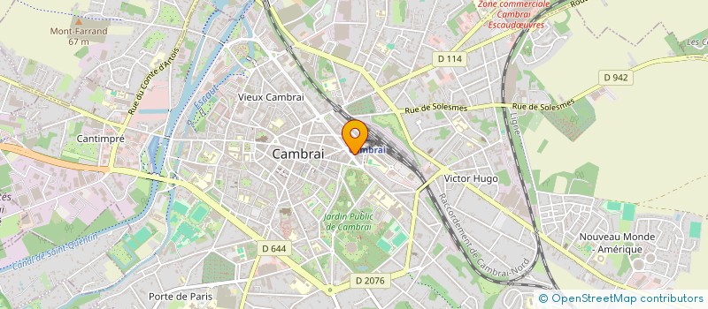 localisation de l'entreprise MONSIEUR ABOU BAH  CAMBRAI