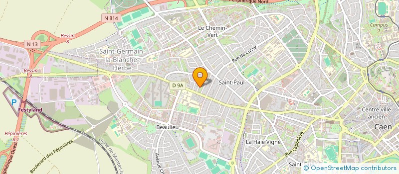 localisation de l'entreprise MONSIEUR ABOU BAKARI SIDIKI FADIGA  CAEN