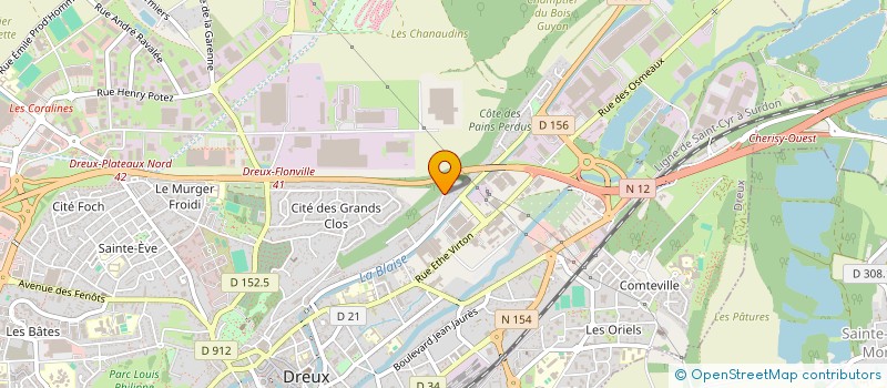 localisation de l'entreprise MONSIEUR ABOU BAKER EL HADEF à DREUX