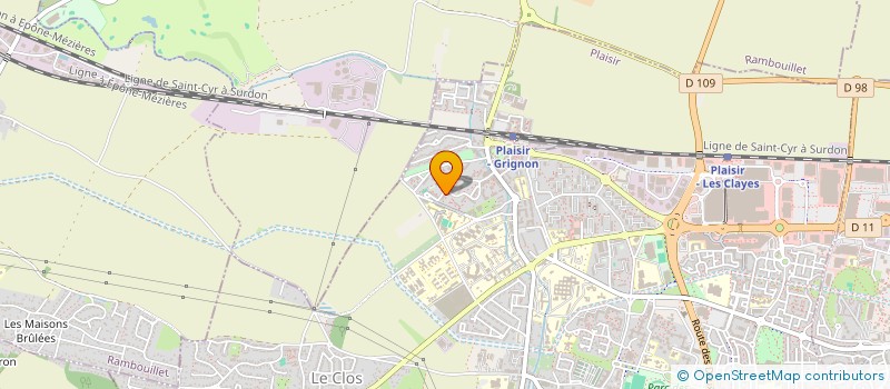 localisation de l'entreprise MONSIEUR ABOU CAMARA  PLAISIR