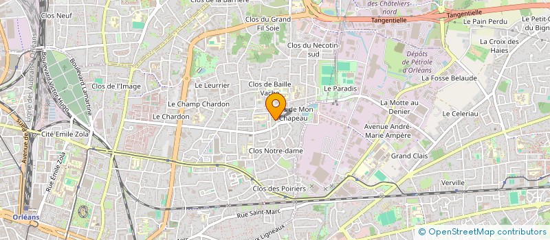 localisation de l'entreprise MONSIEUR ABOU CAMARA  ORLEANS