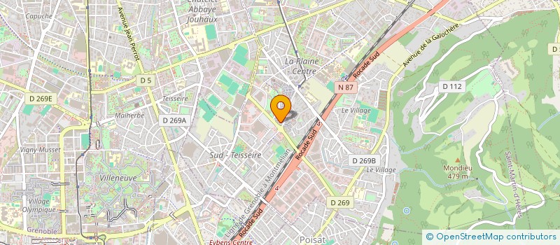 localisation de l'entreprise MONSIEUR ABOU CISSE  SAINT-MARTIN-D'HERES