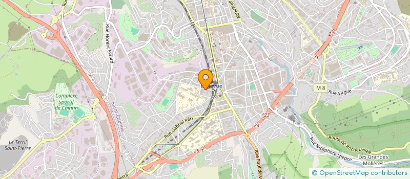 localisation de l'entreprise MONSIEUR ABOU CISSOUMA  SAINT-ETIENNE