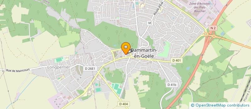 localisation de l'entreprise MONSIEUR ABOU COULIBALY  DAMMARTIN-EN-GOELE