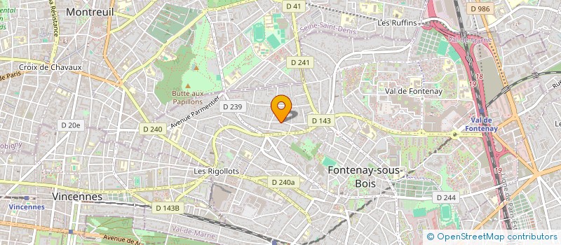 localisation de l'entreprise MONSIEUR ABOU DIOMANDE à FONTENAY-SOUS-BOIS
