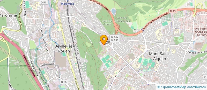 localisation de l'entreprise MONSIEUR ABOU DIOMANDE  MONT-SAINT-AIGNAN