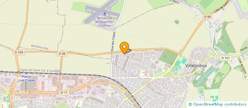 localisation de l'entreprise MONSIEUR ABOU DOUMBIA  VILLEPREUX