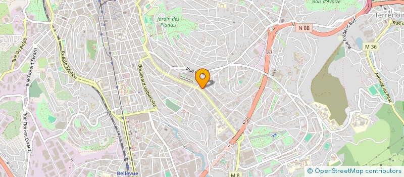 localisation de l'entreprise MONSIEUR ABOU HAMLAOUI  SAINT-ETIENNE