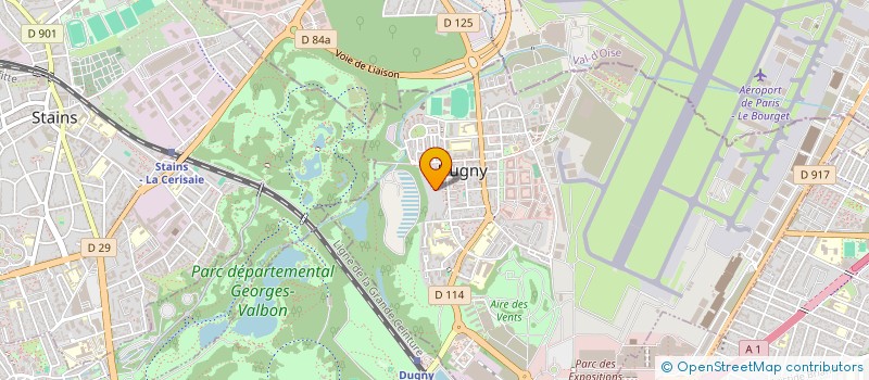 localisation de l'entreprise MONSIEUR ABOU KAMAGATE  DUGNY