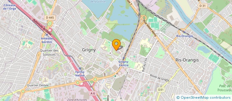 localisation de l'entreprise MONSIEUR ABOU KANATE  GRIGNY